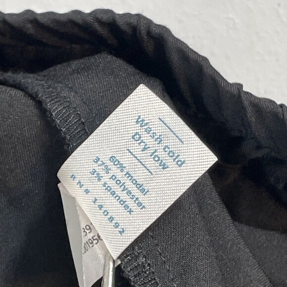 Marine Layer Pants Womens Size Extra Small Black Modal Poly Stretch Tapered - Picture 6 of 13